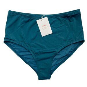 NWT Andie Swim The High Waisted Bottom Womens Size S Azure Blue Bikini Bottom